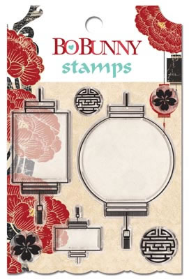 Bo Bunny Press - Serenity - Clear Stamps  (sold in 3's)